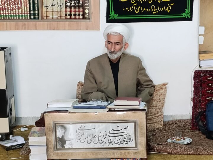 تصاویر/ دیدار هیأت امنای حوزه خواهران ریحانة الرسول (س) با امام جمعه شهرستان نکا