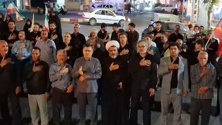 تصاویر/ موج یکصد و سی و پنجم تجمعات خونخواهی رهبر شهید انقلاب اسلامی در چهاربرج