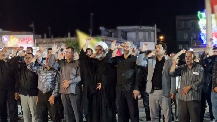 تصاویر/ موج یکصد و سی و پنجم تجمعات خونخواهی رهبر شهید انقلاب اسلامی در چهاربرج