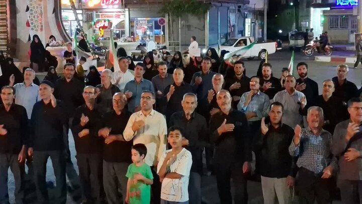 تصاویر/ موج یکصد و سی و پنجم تجمعات خونخواهی رهبر شهید انقلاب اسلامی در چهاربرج
