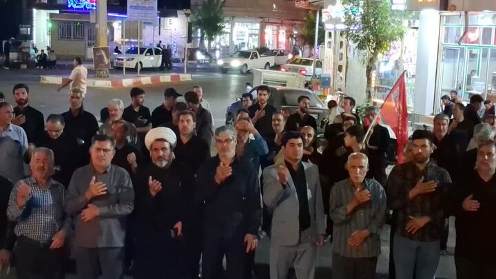 تصاویر/ موج یکصد و سی و پنجم تجمعات خونخواهی رهبر شهید انقلاب اسلامی در چهاربرج