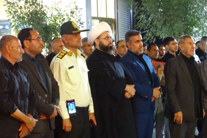 تصاویر/ موج یکصد و سی و پنجم تجمعات خونخواهی رهبر شهید انقلاب اسلامی در چهاربرج