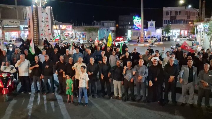 تصاویر/ موج یکصد و سی و پنجم تجمعات خونخواهی رهبر شهید انقلاب اسلامی در چهاربرج