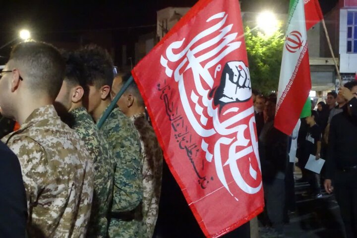 تصاویر/ موج یکصد و سی و پنجم تجمعات خونخواهی رهبر شهید انقلاب اسلامی در چهاربرج