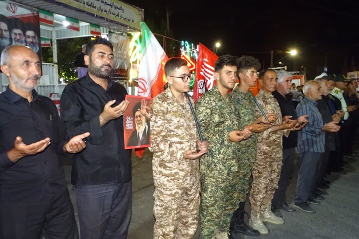 تصاویر/ موج یکصد و سی و پنجم تجمعات خونخواهی رهبر شهید انقلاب اسلامی در چهاربرج