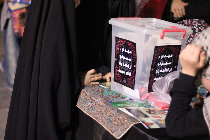تصاویر/ اجتماع شبانه موکب دانشگاه بوعلی سینا همدان