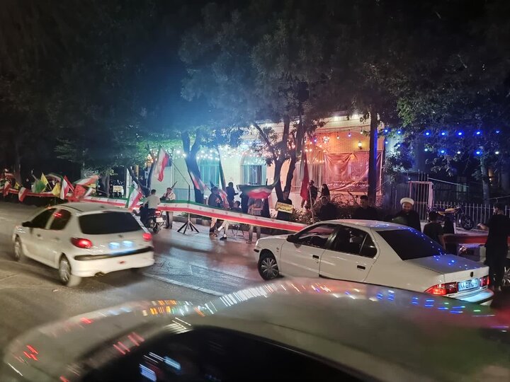 تصاویر/ اجتماع شبانه مسجد چهار باب الحوائج (ع) همدان