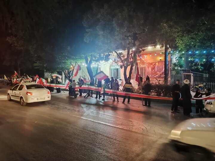 تصاویر/ اجتماع شبانه مسجد چهار باب الحوائج (ع) همدان