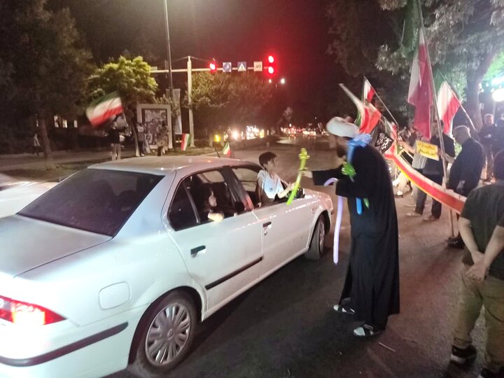 تصاویر/ اجتماع شبانه مسجد چهار باب الحوائج (ع) همدان
