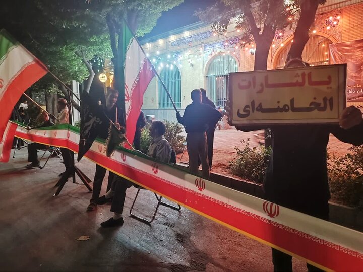 تصاویر/ اجتماع شبانه مسجد چهار باب الحوائج (ع) همدان