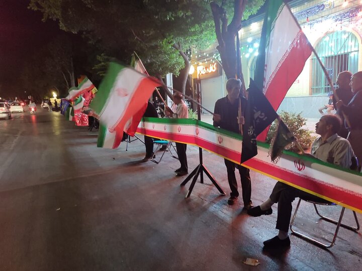 تصاویر/ اجتماع شبانه مسجد چهار باب الحوائج (ع) همدان