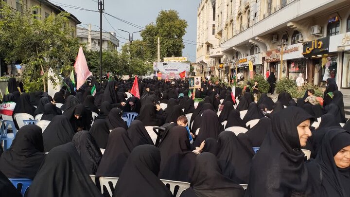 تصاویر/ اجتماع زینبی بانوان شهرستان بابل در «روز عفاف و حجاب»
