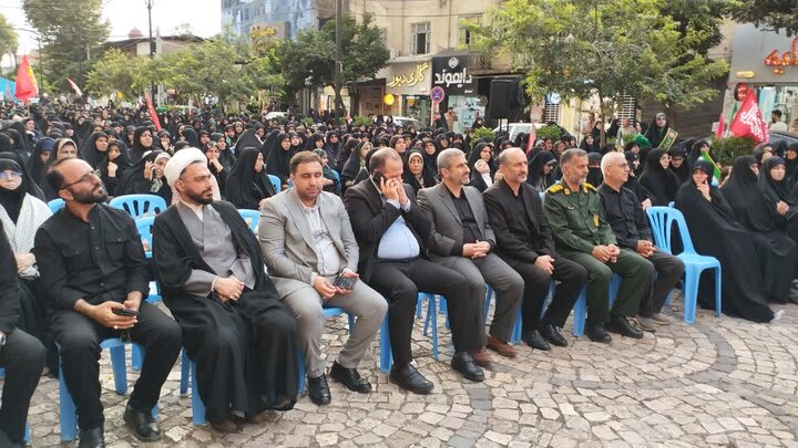 تصاویر/ اجتماع زینبی بانوان شهرستان بابل در «روز عفاف و حجاب»