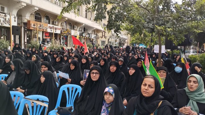 تصاویر/ اجتماع زینبی بانوان شهرستان بابل در «روز عفاف و حجاب»