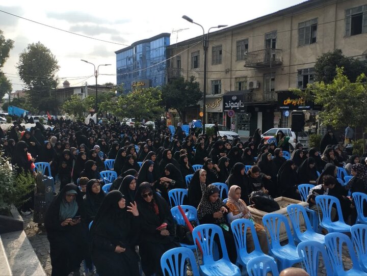 تصاویر/ اجتماع زینبی بانوان شهرستان بابل در «روز عفاف و حجاب»
