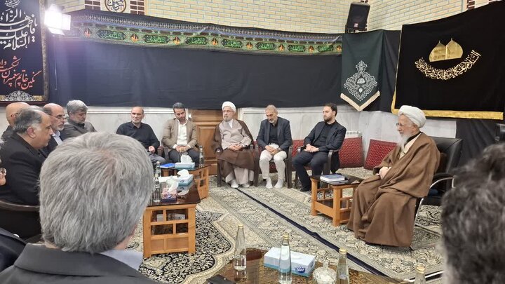 گزارش تصویر+ دیدار تولیدکنندگان و خیرین با حضرت آیت الله جوادی آملی