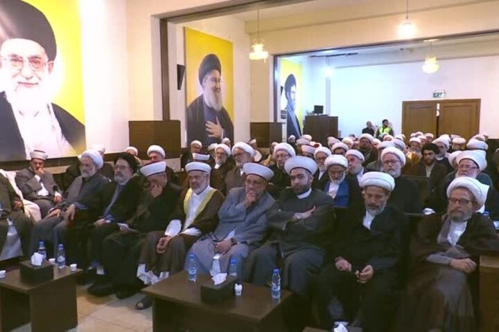 نشست گسترده علمای لبنان در بزرگداشت امام شهید، سید علی خامنه‌ای