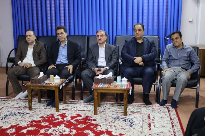 تصاویر/  دیدار سرپرست و معاونین اداره کل تامین اجتماعی مازندران با نماینده ولی فقیه در استان
