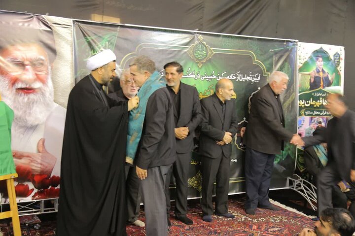 تصاویر/ مراسم تجلیل از پیرغلامان حسینی در مسجد اعظم اردبیل