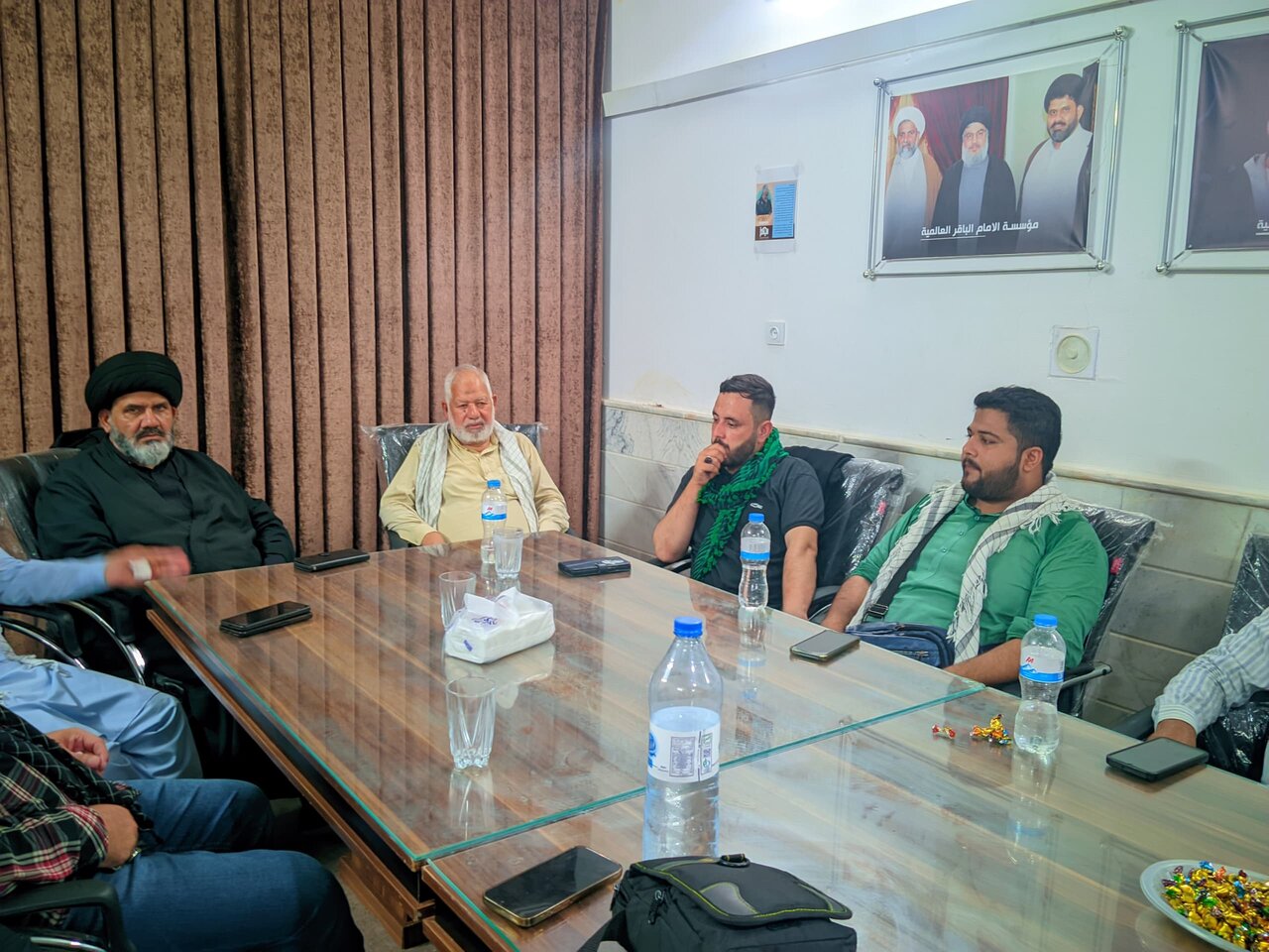 صدرِ آئی ایس او پاکستان کی وفد کے ہمراہ ادارۂ الباقر کے سربراہ سے قم میں ملاقات