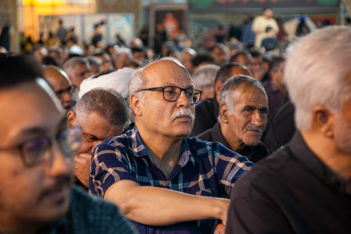 تصاویر/ مراسم عزاداری در مسجد تاریخی مَلِک شهر کرمان به همراه سخنرانی حجت‌الاسلام رفیعی