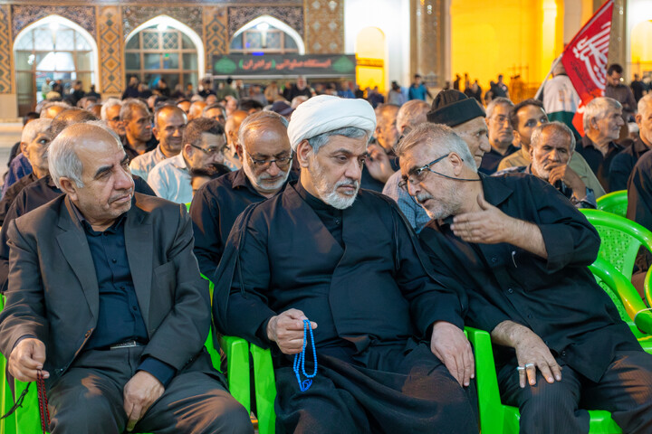 تصاویر/ مراسم عزاداری در مسجد تاریخی مَلِک شهر کرمان به همراه سخنرانی حجت‌الاسلام رفیعی