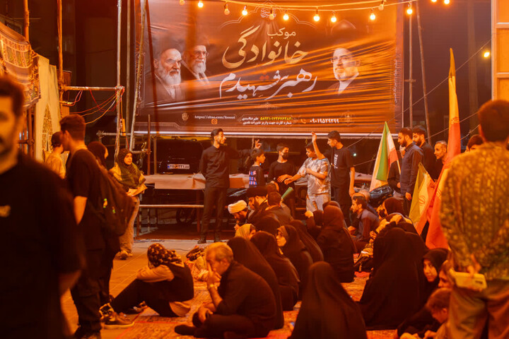 تصاویر | حضور امام جمعه زنجان در مواکب و اجتماعات شبانه مردمی " موکب مسجد جوادالائمه علیه‌السلام پونک  - موکب خانوادگی رهبر شهیدم "