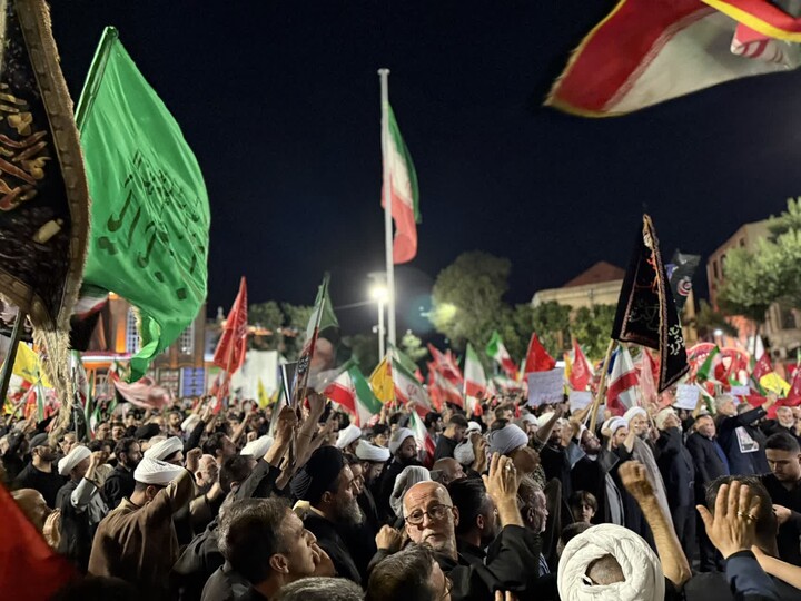 تصاویر | تجمع خون‌خواهی علمای تبریز در ایام سوگواری و اسارت آل‌الله، خون‌خواهی امام شهید و تجدید بیعت با رهبر معظم انقلاب