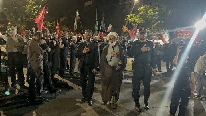 تصاویر/ اجتماع مردمی «شب‌های اقتدار حسینی» در هادیشهر