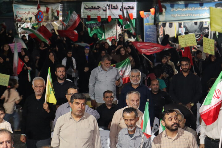 تصاویر/ اجتماع صدو‌سی‌وششم خونخواهی رهبر شهید در دیّر