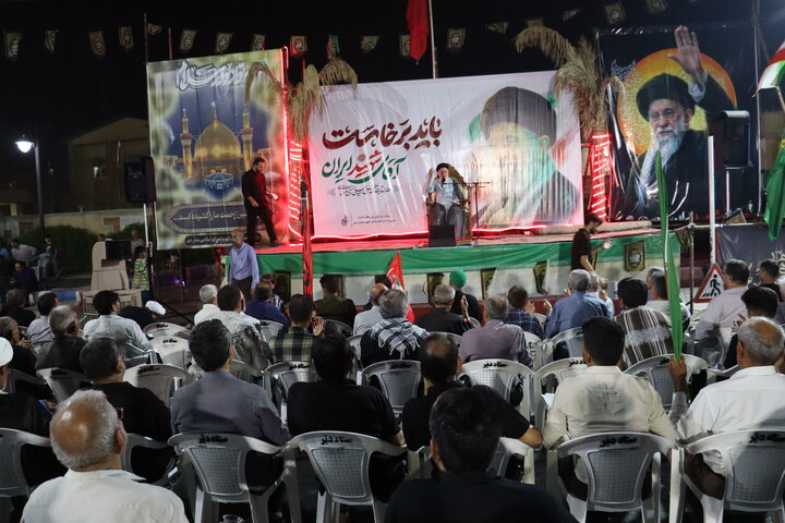 تصاویر/ اجتماع صدو‌سی‌وششم خونخواهی رهبر شهید در دیّر