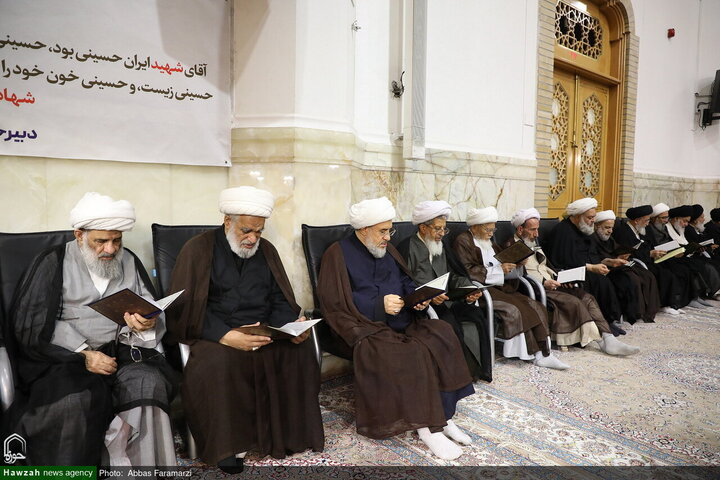 Photos/Unité des instances religieuses de Qom pour honorer la mémoire de l’Imam martyr