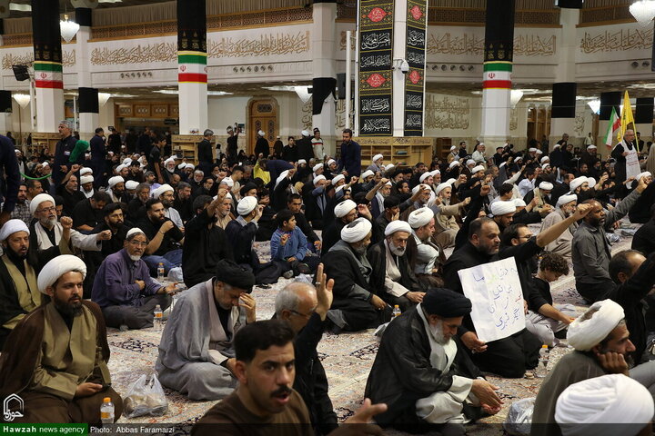 Photos/Unité des instances religieuses de Qom pour honorer la mémoire de l’Imam martyr
