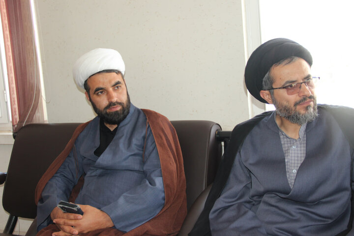 تصاویر / انعقاد تفاهم نامه همکاری بین حوزه علمیه قزوین  و معاونت پیشگیری از وقوع جرم  دادگستری استان  قزوین