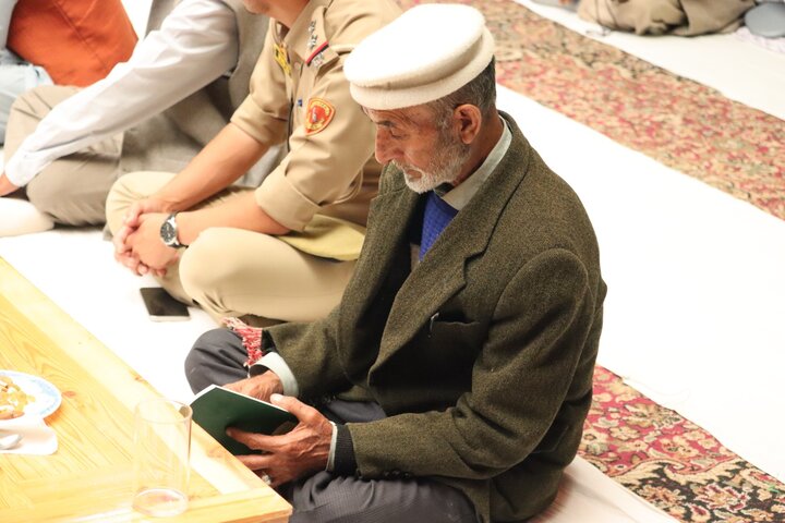 کرگل میں حجۃ الاسلام و المسلمین شیخ محمد حسین مقدس کی چار علمی تصانیف کی رونمائی