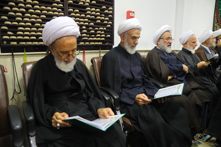 تصاویر / مجلس بزرگداشت قائد شهید امت حضرت آیت الله العظمی خامنه ای و شهدای خانواده ایشان (ره) توسط آیت‌الله العظمی جوادی آملی