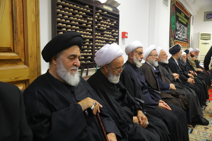 تصاویر / مجلس بزرگداشت قائد شهید امت حضرت آیت الله العظمی خامنه ای و شهدای خانواده ایشان (ره) توسط آیت‌الله العظمی جوادی آملی