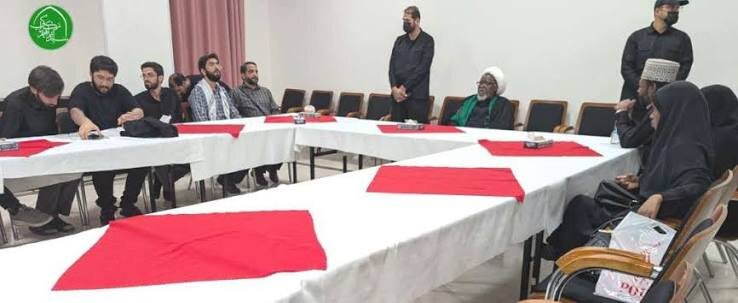 Sheikh Zakzaky Meets Nigerian Students in Mashhad during a conference