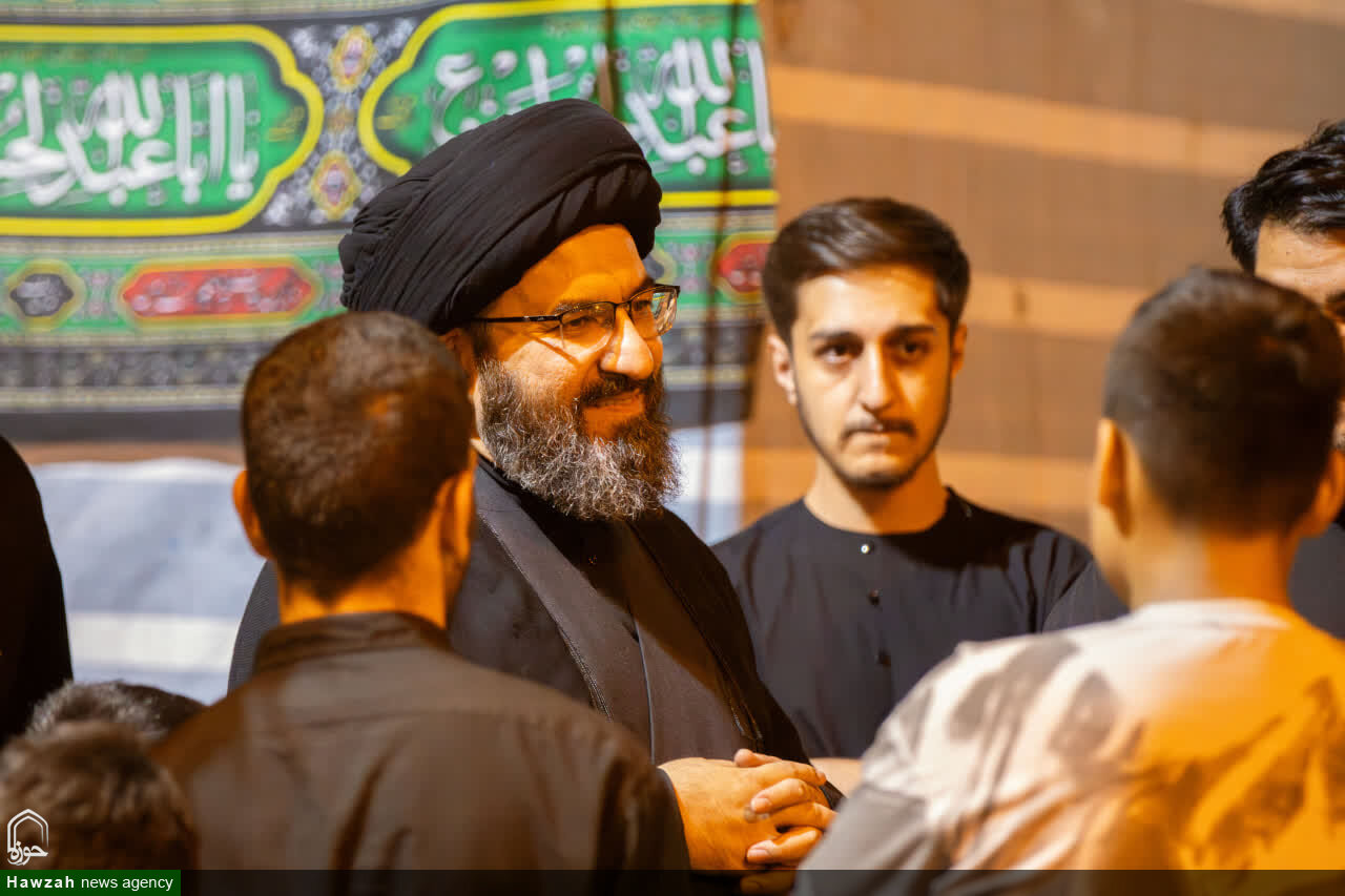 تصاویر | حضور امام جمعه زنجان در مواکب و اجتماعات شبانه مردمی