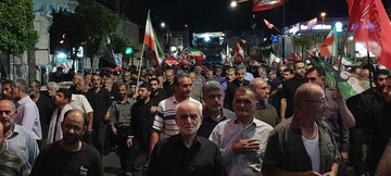 تصاویر / راهپیمایی و تجمع شبانه مردم فریدونکنار
