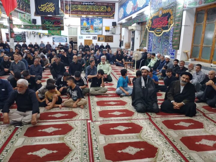 تصاویر/ مراسم بزرگداشت رهبر شهید (ره) در مسجد حضرت ولی عصر (عج) گلوگاه