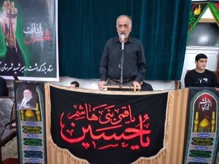 تصاویر/ مراسم بزرگداشت رهبر شهید (ره) در مسجد حضرت ولی عصر (عج) گلوگاه