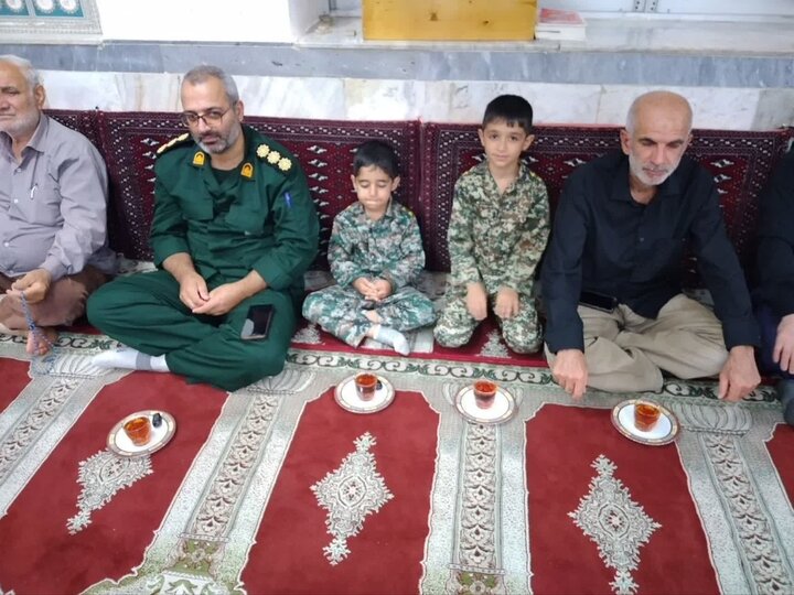 تصاویر/ مراسم بزرگداشت رهبر شهید (ره) در مسجد حضرت ولی عصر (عج) گلوگاه