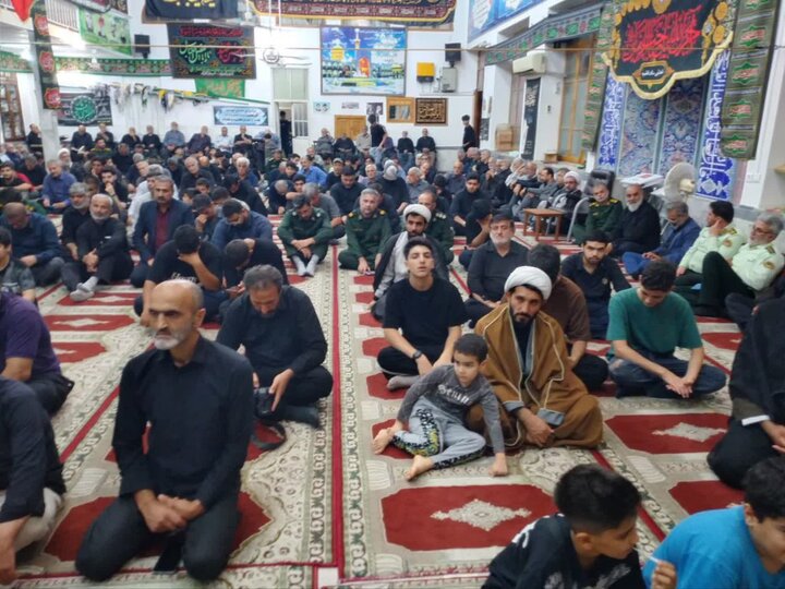 تصاویر/ مراسم بزرگداشت رهبر شهید (ره) در مسجد حضرت ولی عصر (عج) گلوگاه