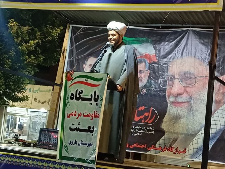 تصاویر/ استمرار تجمعات شبانه شهروندان باروقی در تجدید میثاق با آرمان‌های انقلاب