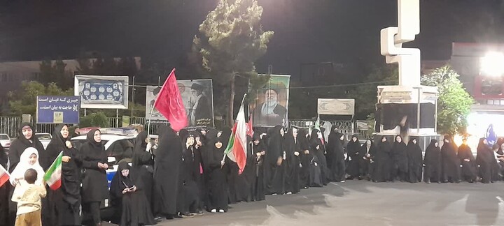 تصاویر / قیام مردم اسکو برای خونخواهی رهبر شهید