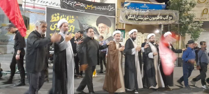 تصاویر / قیام مردم اسکو برای خونخواهی رهبر شهید