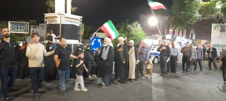 تصاویر / قیام مردم اسکو برای خونخواهی رهبر شهید