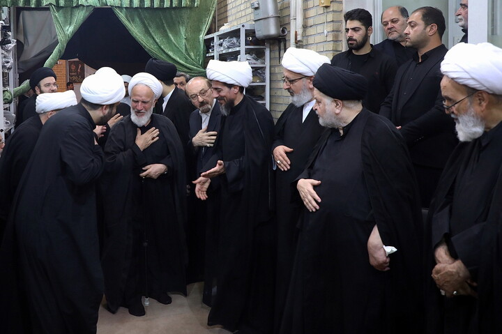 تصاویر/ مراسم گرامیداشت قائد شهید امت از سوی آیت الله العظمی سیستانی در قم