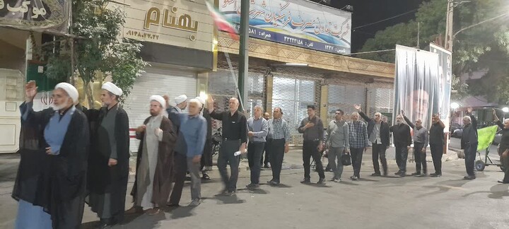 تصاویر / قیام مردم اسکو برای خونخواهی رهبر شهید